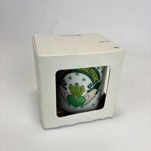 Irish Friendship Loyalty Love Coffee Mug Green Gift Abbey Press Claddagh Gift